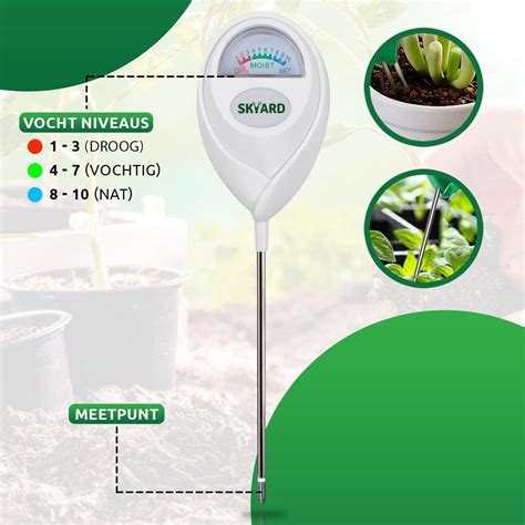 vochtmeter planten schema|vochtmeter voor planten.